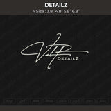 Detailz Embroidery File 4 size