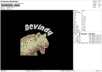 Devindy Embroidery File 4 size