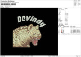 Devindy Embroidery File 4 size