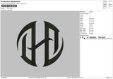 DHC Logo Embroidery File 5 Size