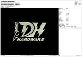 DH Hardware Embroidery File 5 sizes