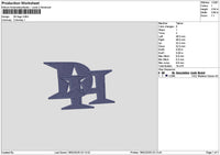 Dhtext Embroidery File 6 sizes