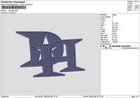 Dhtext Embroidery File 6 sizes