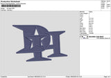 Dhtext Embroidery File 6 sizes