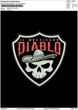 Diablotext App Embroidery File 6 sizes