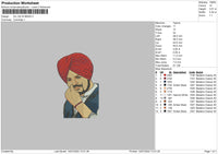 Dil Da Ni Mada Embroidery File 4 sizes