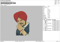 Dil Da Ni Mada Embroidery File 4 sizes