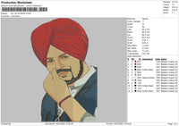 Dil Da Ni Mada Embroidery File 4 sizes