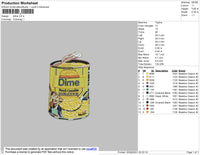 Dime Embroidery File 4 size
