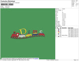 Dime Embroidery File 4 size