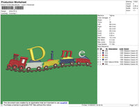 Dime Embroidery File 4 size