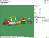 Dime Embroidery File 4 size