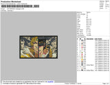 Dio Brando Embroidery File 4 size
