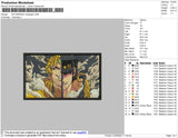 Dio Brando Embroidery File 4 size