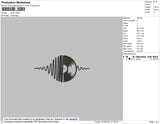 Disk Embroidery File 4 Size