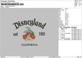 Dland Ariel Embroidery File 6 sizes
