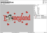 Dland Goofy01 Embroidery File 6 sizes