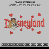 Dland Roxanne01 Embroidery File 6 sizes