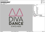 Divatext V1 Embroidery File 6 sizes