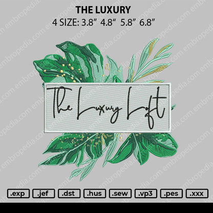 The Luxury Embroidery File 4 size