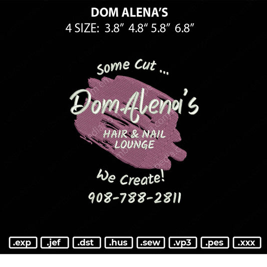 Dom Alena's Embroidery File 4 size