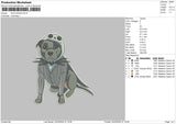 Dog 0324 Embroidery File 6 sizes