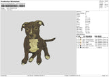 Dog 1402 Embroidery File 6 sizes