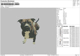 Dog 1410 Embroidery File 6 sizes