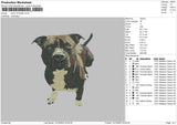 Dog 1410 Embroidery File 6 sizes