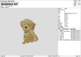 Dog 2112 Embroidery File 6 sizes