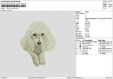 Dog 2112d Embroidery File 6 sizes