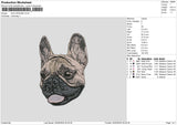 Dog 2402b Embroidery File 6 sizes