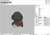 Dog 2711b Embroidery File 6 sizes