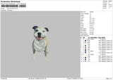 Dog 3107 Embroidery File 6 sizes