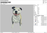 Dog 3107 Embroidery File 6 sizes