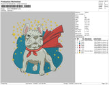 Dog Christmas Embroidery File 4 size