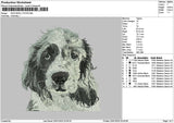 Dog Head 1701 Embroidery File 6 sizes