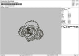 Dog Line 0306 Embroidery File 6 sizes