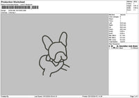 Dogline 1912b Embroidery File 6 sizes
