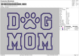 Dogmom App V2 Embroidery File 6 sizes