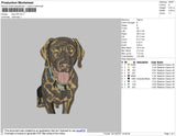 Dog V28 Embroidery File 4 size