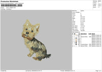 Dog 2309 Embroidery File 6 sizes