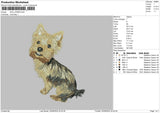 Dog 2309 Embroidery File 6 sizes