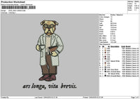 Dogtext 1104 Embroidery File 6 sizes
