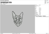 Dog Line V2 Embroidery File 4 size