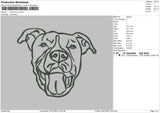 Dog Line V3 Embroidery File 4 size