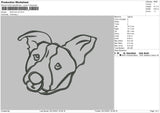 Dog Line V4 Embroidery File 4 size