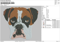 Dog Realistic V35 Embroidery File 4 sizes