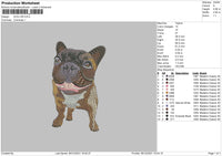 Dog V36 Embroidery File 4 size