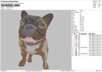 Dog V36 Embroidery File 4 size